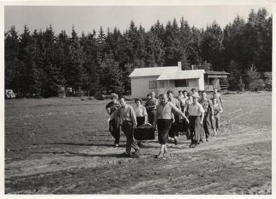 Učitelská chata Suchý 1954