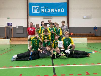 Žáci ze Zelené opět získali 1. místo ve florbalu