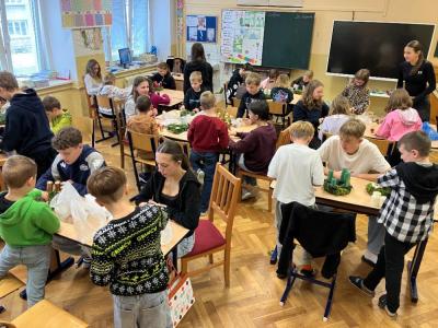 Adventní věnečky tradičně