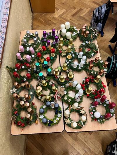 Adventní věnečky tradičně