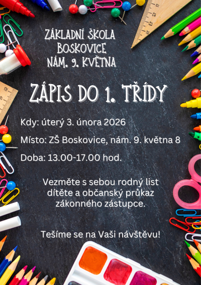 Zápis do 1. třídy