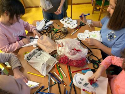 Workshop Šití ve školní družině