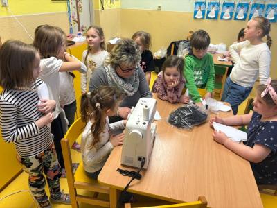 Workshop Šití ve školní družině