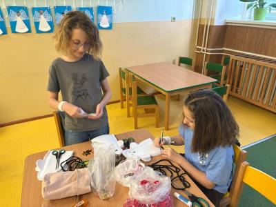 Workshop Šití ve školní družině